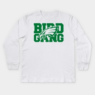 Bird Gang Philadelphia Eagles Kids Long Sleeve T-Shirt